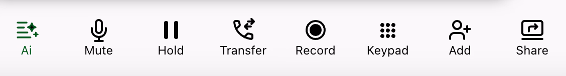 Dialpad AI services settings